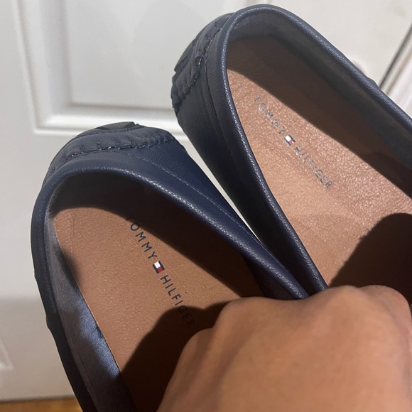 Tommy Hilfiger Driving Loafers Shoe Blue Sz 10 - Picture 7 of 10